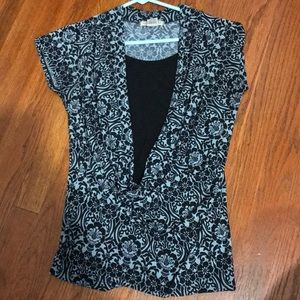 Scoop/cowl neck top US:2
